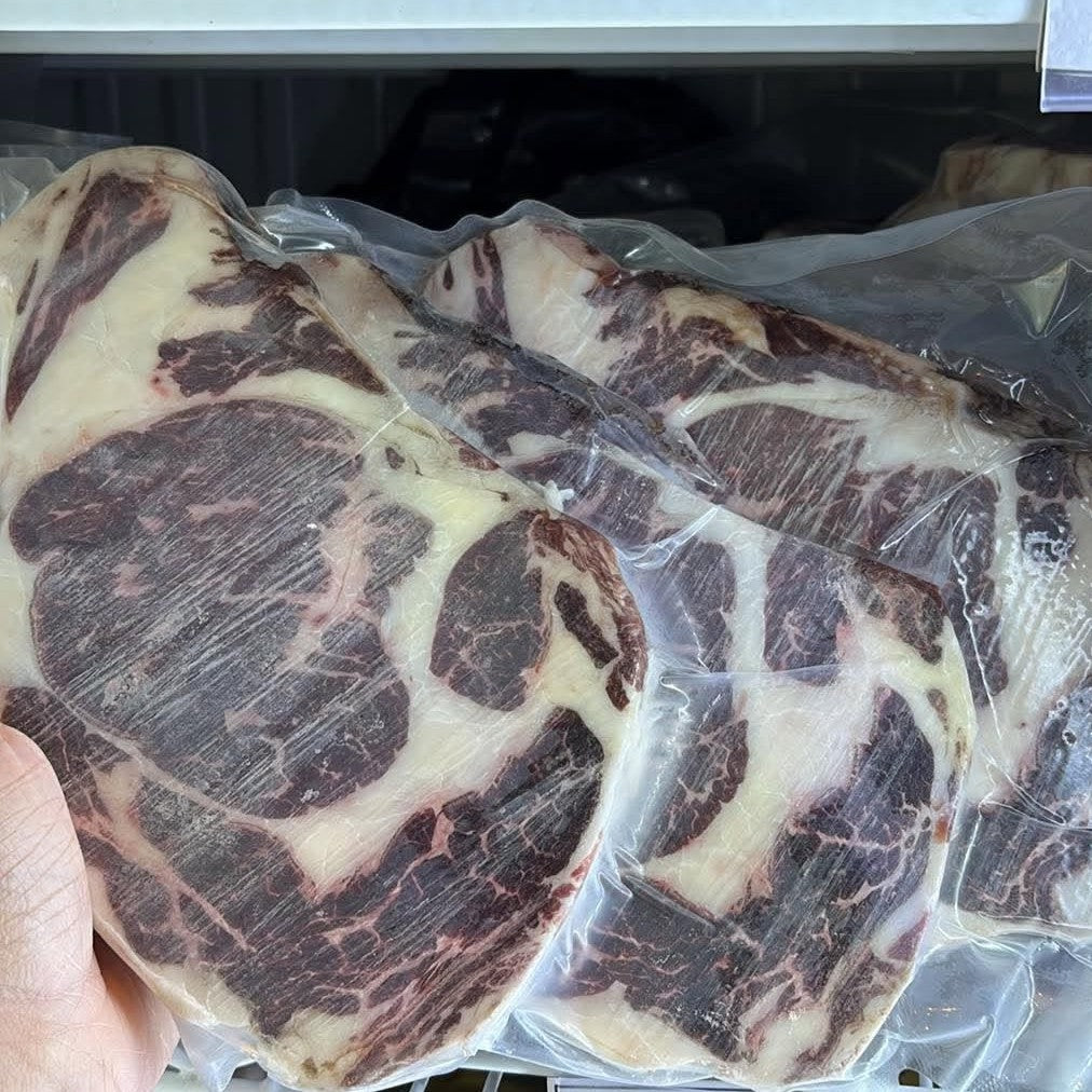 USDA Prime Black Angus RibEye Steak (~1kg; 2-3pcs; .75"-1" per piece)