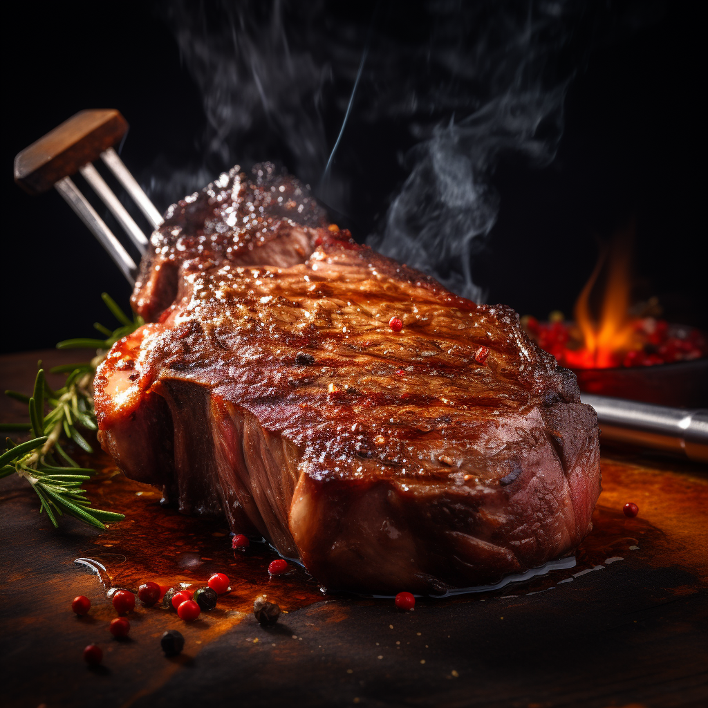 Black Angus RibEye Steak (~1kg)