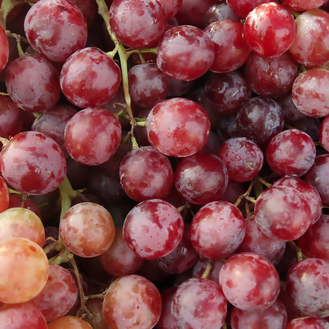 Fresh Seedless China Red Grapes (~1kg)