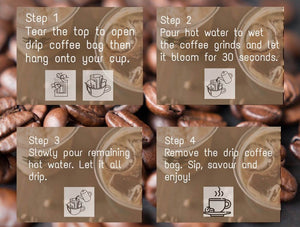 Sagada's Dark Roast Coffee (~5-10 Drip Bag)